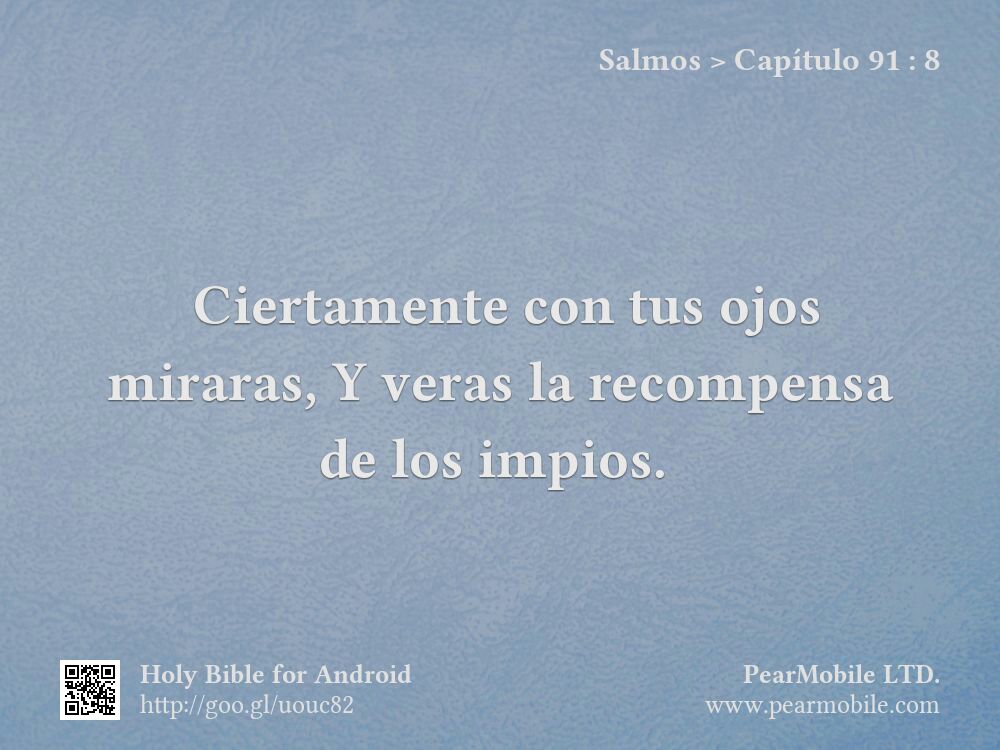Salmos, Capítulo 91:8